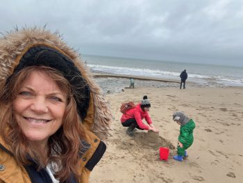 Jasper is 2! Waves in Wales. And sneaky peeks