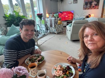 Post Op Recovery Continues, Family visits, and Sneaky Peeks!